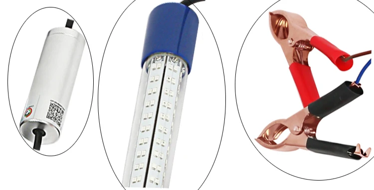 Iscas para Localização de Peixes Luz de Pesca 504leds para Pesca Subaquática Lâmpada Atrai Anzóis Lula Krill 4 Cores 12v 3 subaquática, iscas para localização de peixes lâmpada