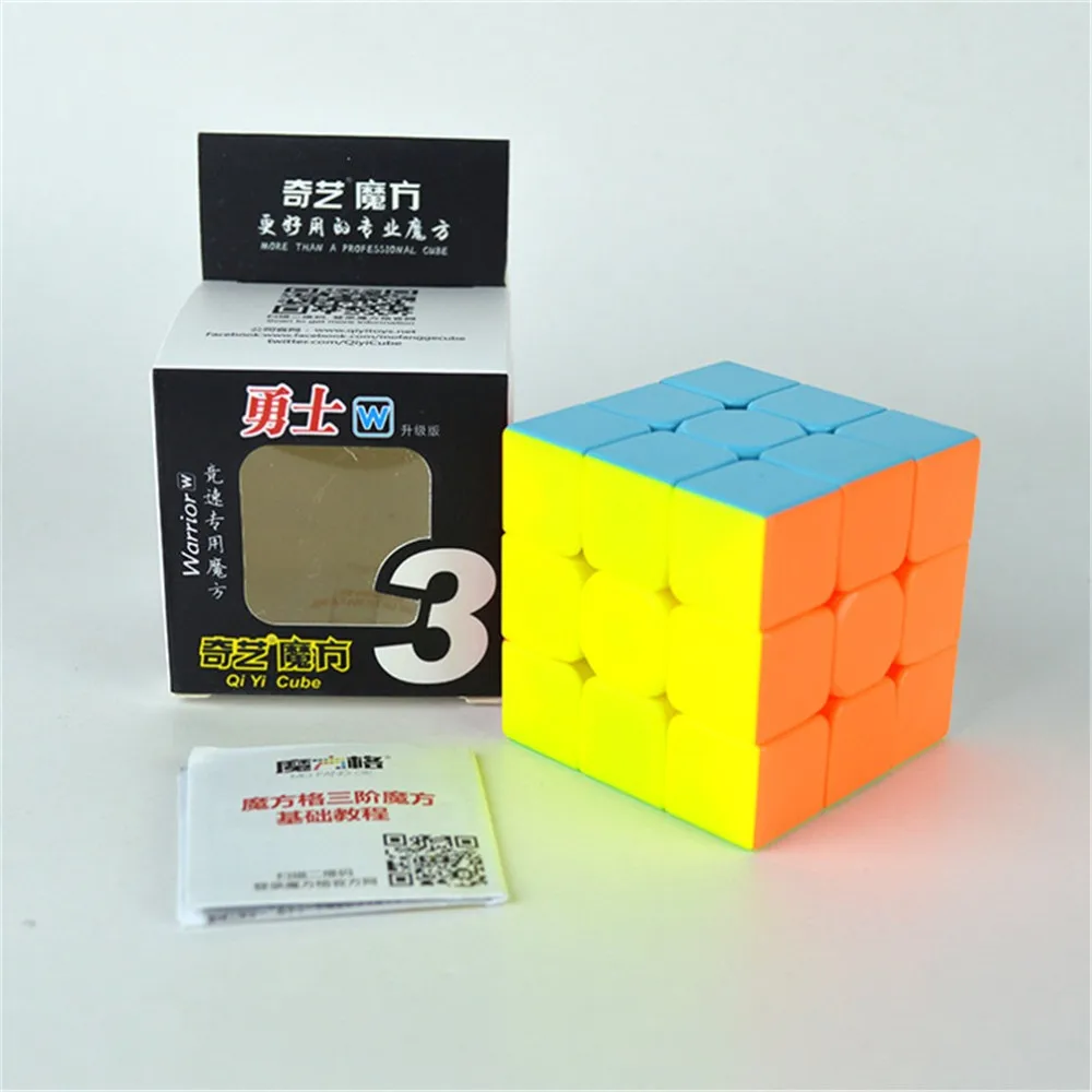 QiYi Warrior W 6 цветов Профессиональный 3x3x3 магический куб соревнование скорости