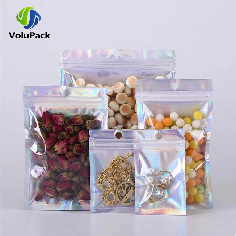 Jewelry Plastic Bags Packaging  Jewelry Bags Plastic Seal Zip - 50pcs  Plastic Bags - Aliexpress