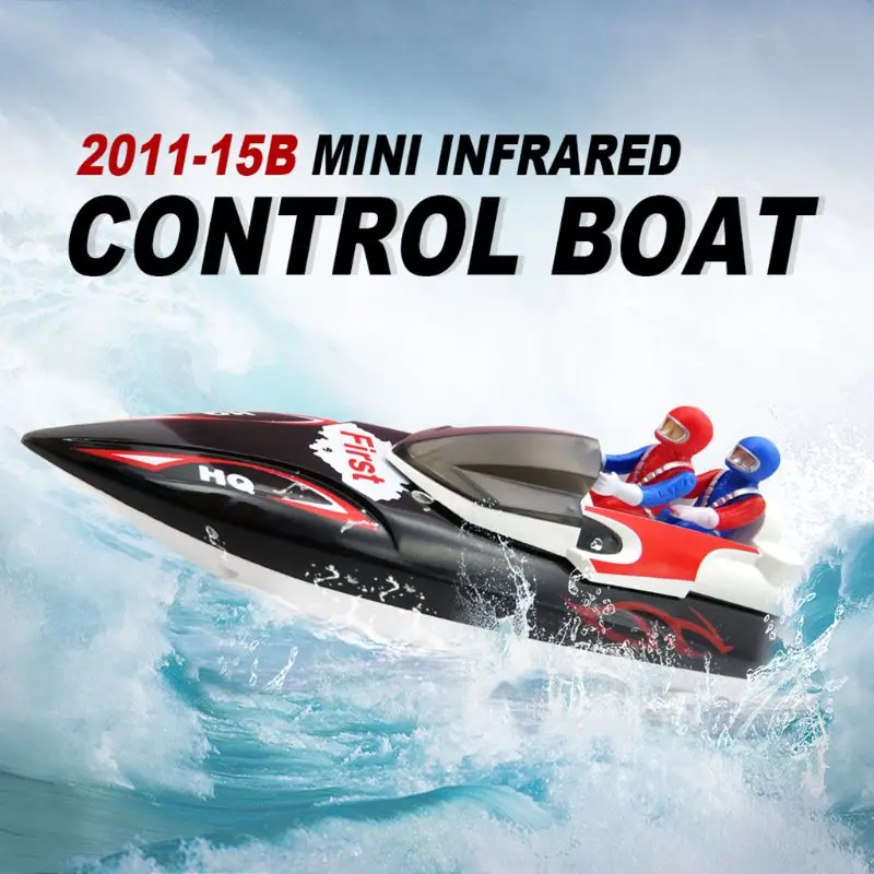 Flytec 2011-15B 24CM 40MHZ 4CH 10KM/H High Speed Racing RC Boat Toy for Kids Children Gift