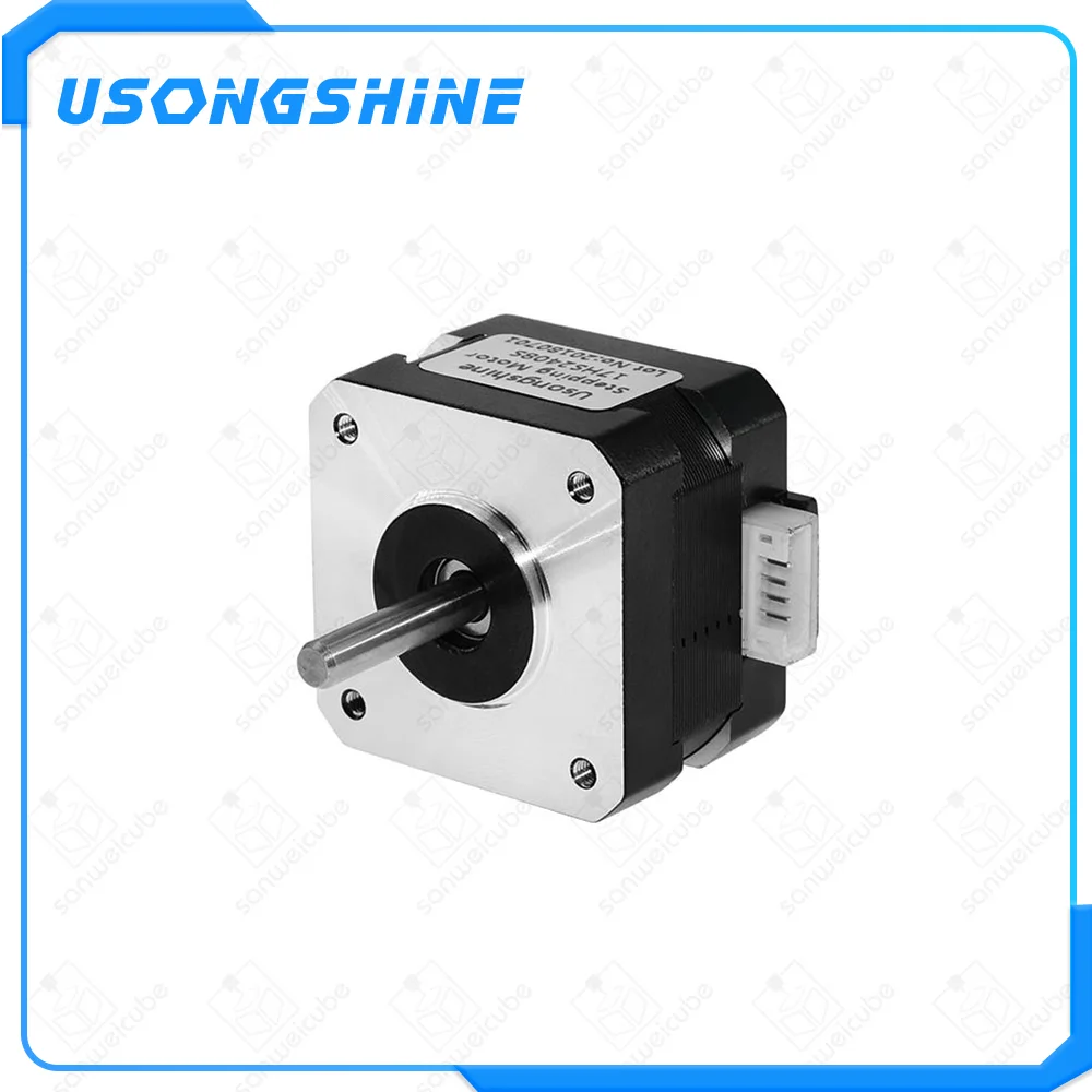 Шаговый двигатель Nema 17HS2408S 3 шт./лот 4 свинцовый 17 42BYGH 0.6A CE ROSH iso cnc лазерный и 3D