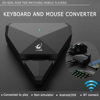 

Wireless Bluetooth Gamepad Gaming Keyboard Mouse Converter For Ios Android Smart Phone Bluetooth 4.1 Adapter Plug And Play