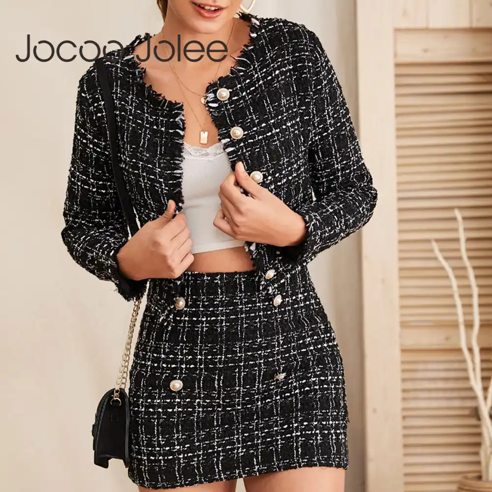 Tweed skirt blazer Clearance