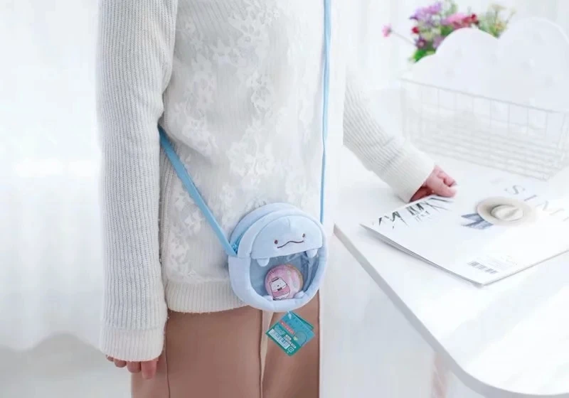 Yeawnow Sumikkogurashi плюшевая сумка Corssbody с рисунком динозавра пингвина медведя кота животных сумки для детей подарок на день рождения