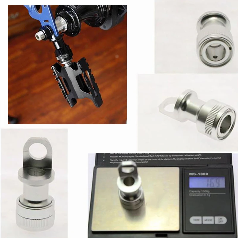 

Adapter Pedal Quick Release For Brompton Aluminum alloy Holder Attachment Folding Bicycle Buckle