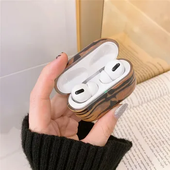 

Tiger Skin Texture Hard Shell Protection Case for Apple Airpods Pro Earpods Case for Apple Airpods 3/pro Wireless Earphone Cover