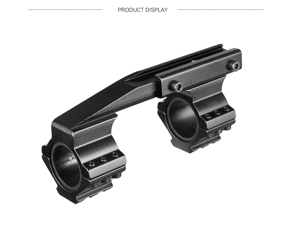 A Double Ring Alloy Rifle Scope Mount Optic Sight Rings 30 /25.4 Mm Dia