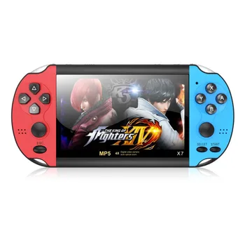 

Portable Handheld Game Console 4.3 Inch HD 8G Double-rocker X7 Classic Games Retro Game Console Ebook Music MP5 Video TV Player