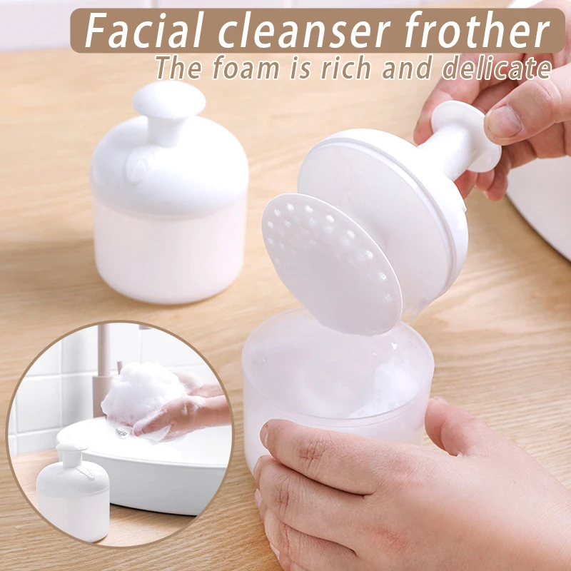 

High Quality Portable Facial Cleanser Bubbler Foam Maker Foaming Cup Foaming Bottle for Home Trip Use