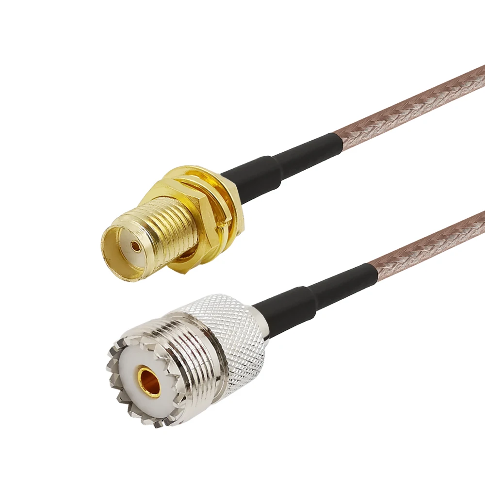 Радиочастотный коаксиальный кабель SMA Female для UHF SO239 PL259 RG174/RG316/RG316D/RG58/LMR195 Jack RF Pigtail