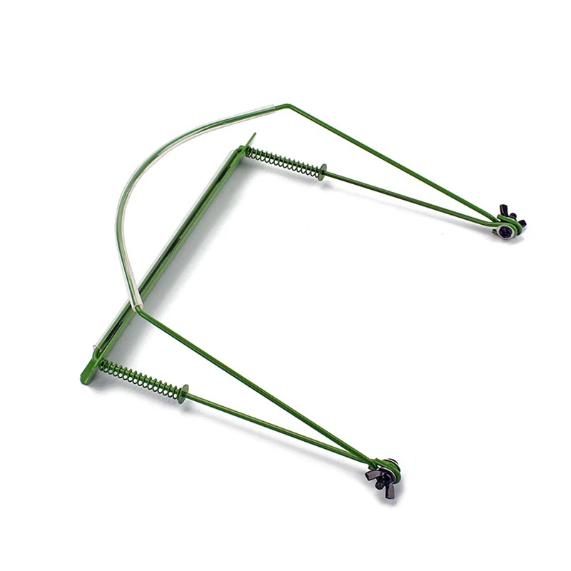 SEWS-Iron 24-Holes Harmonica Holder Support Stand Green Harmonica Accessory
