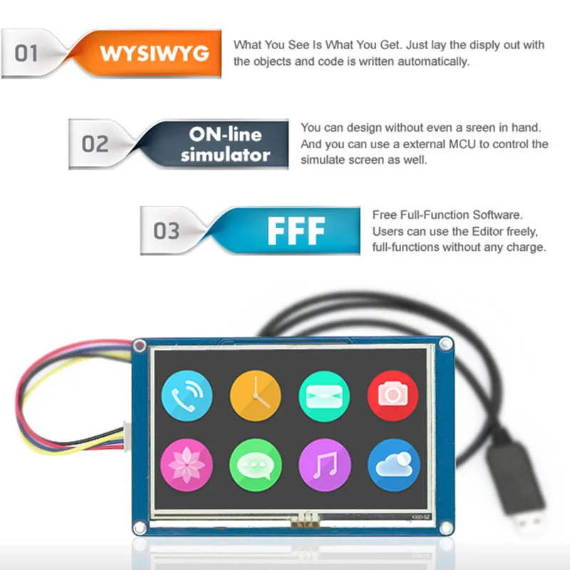 3,2 дюймов для Nextion NX4024T032 Basic HMI умный UART серийный пресс TFT ЖК-дисплей Панель для Raspberry Pi SLA принтер