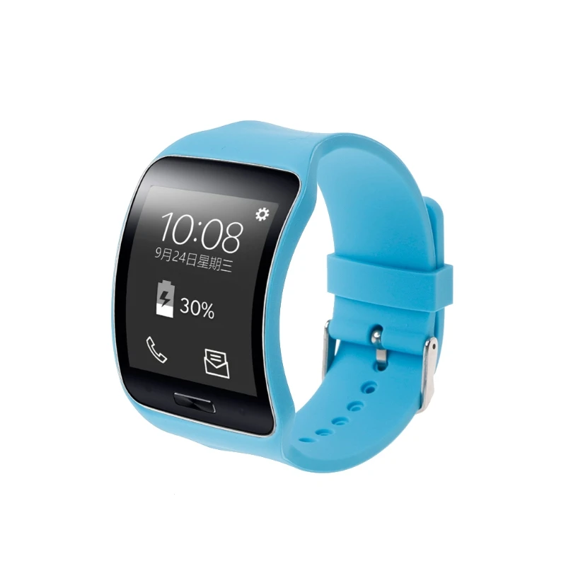 Замена силиконового ремешка для samsung Galaxy gear S SM-R750 Смарт-часы