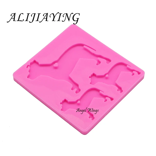 Diy Kutya Családi Szilikon Penész Anya/Baba Kulcstartó Folyékony Nem Ragadós Epoxi Gyanta Formák Dy0103 - Image 5