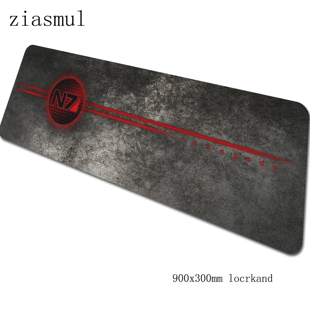 N7 коврик для мыши 900x300x3 мм коврики для мыши высокое качество лучший игровой коврик для мыши геймер HD печать персонализированные коврики для мыши Клавиатура ПК pad - Цвет: Size 900x300x3mm