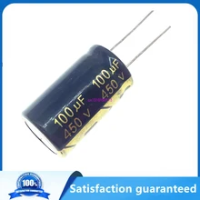 

6pcs/lot 450v 100UF 450v100UF aluminum electrolytic capacitor size 18*30 20%