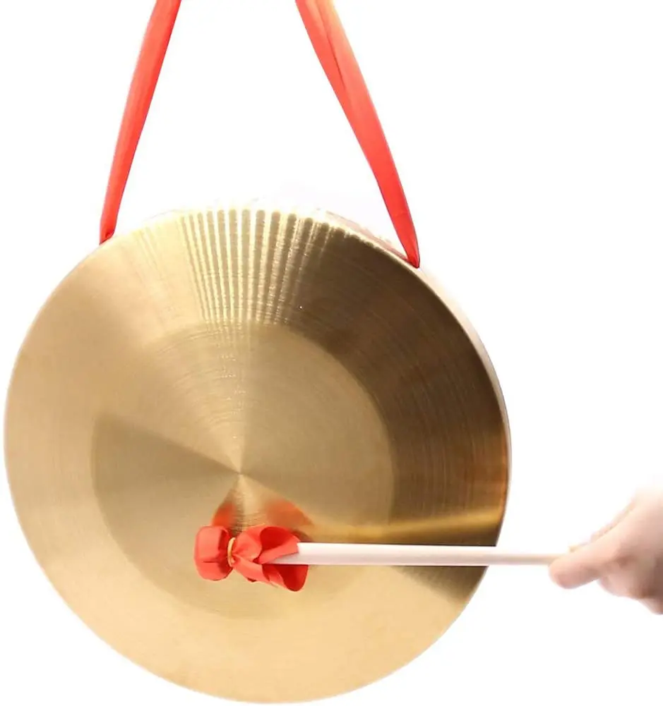 직경 15/22/32 cm 중국 구리 징 핸드 징 오페라 타악기 나무 비터 포함|공 & 심벌즈| - AliExpress