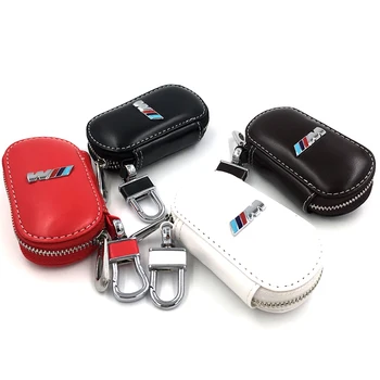 

Car badge package Car key holster protection case For bmw M Sticker X1 X3 X4 X5 X6 X7 e46 e90 f20 e60 e39 f10 Car accessories