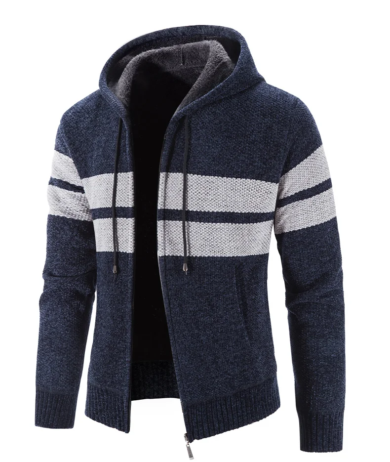 capuz camisola casual outwear outono inverno masculino negócios sweatercoats quentes