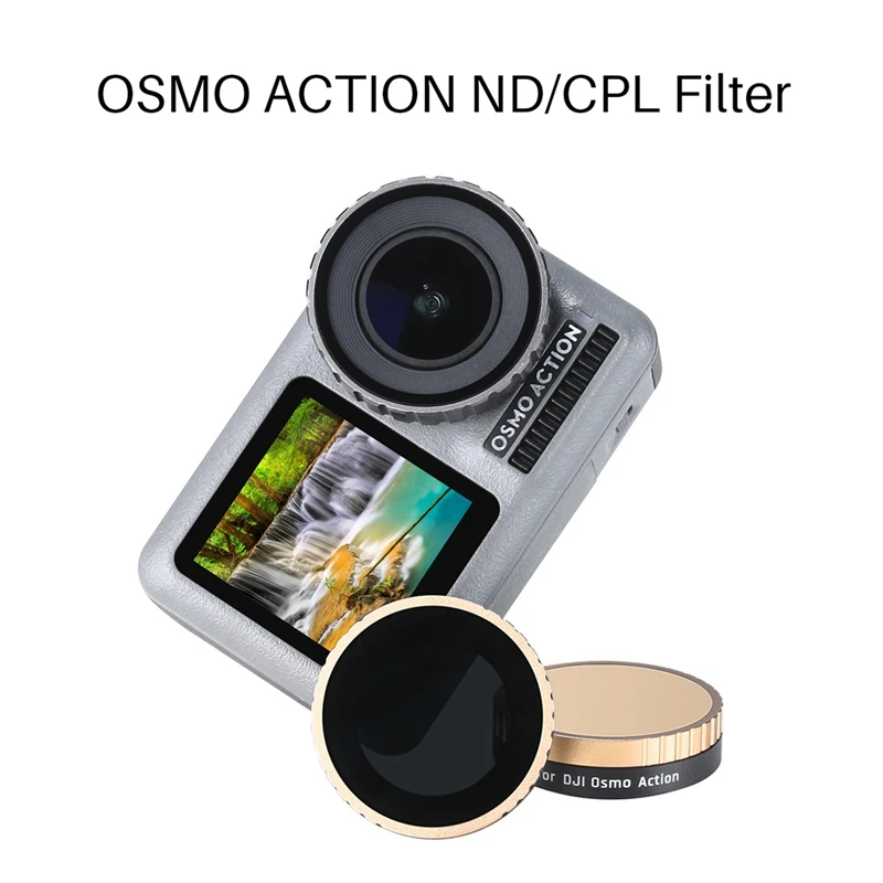 Фильтр RISE-Ulanzi CPL ND для Dji Osmo Action ND8 ND16 ND32 ND64 Оптическое стекло для экшн-камеры фильтр для Osmo Action