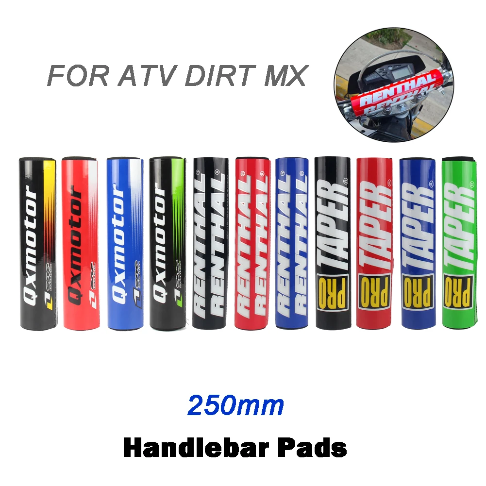 

Кронштейн для руля Renthal Pro 7/8 дюйма, для Honda KTM Yamaha Kawasaki Suzuki ATV внедорожный мотоцикл, длина 25 см, накладки на руль