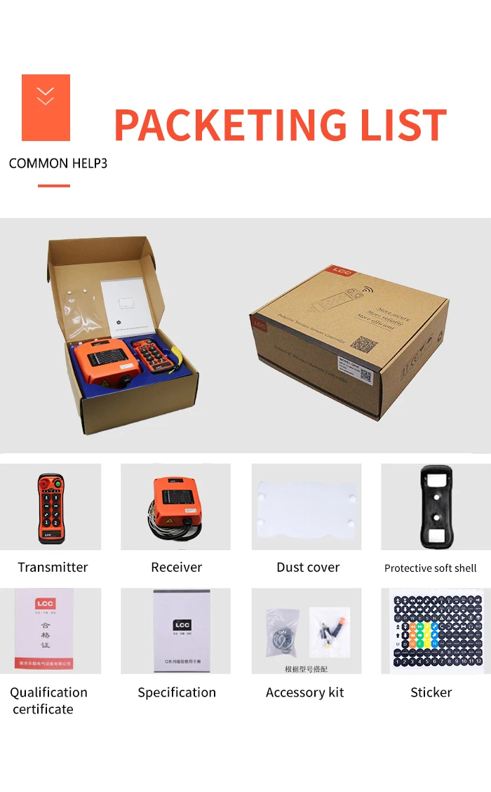 Controle remoto industrial Truck Start Switch, velocidade