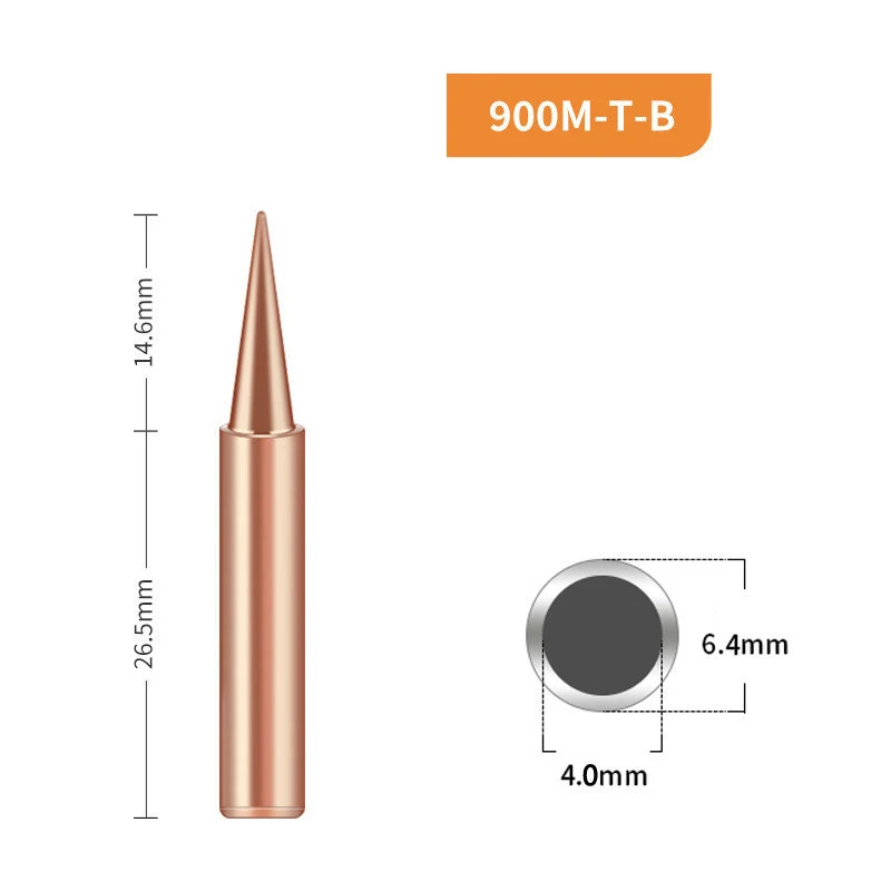 best soldering iron for electronics 5/10Pcs Electric Soldering Iron Head Tool Copper Welding Head 900M-T-K Pure Copper Soldering Iron Welding Equipment Welding Tool electric soldering iron