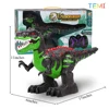 Remote Control Dinosaurs Electric Robot Sound Light Toy Excavation Jurassic Animals T Rex Educational Toys for Children Boys 5