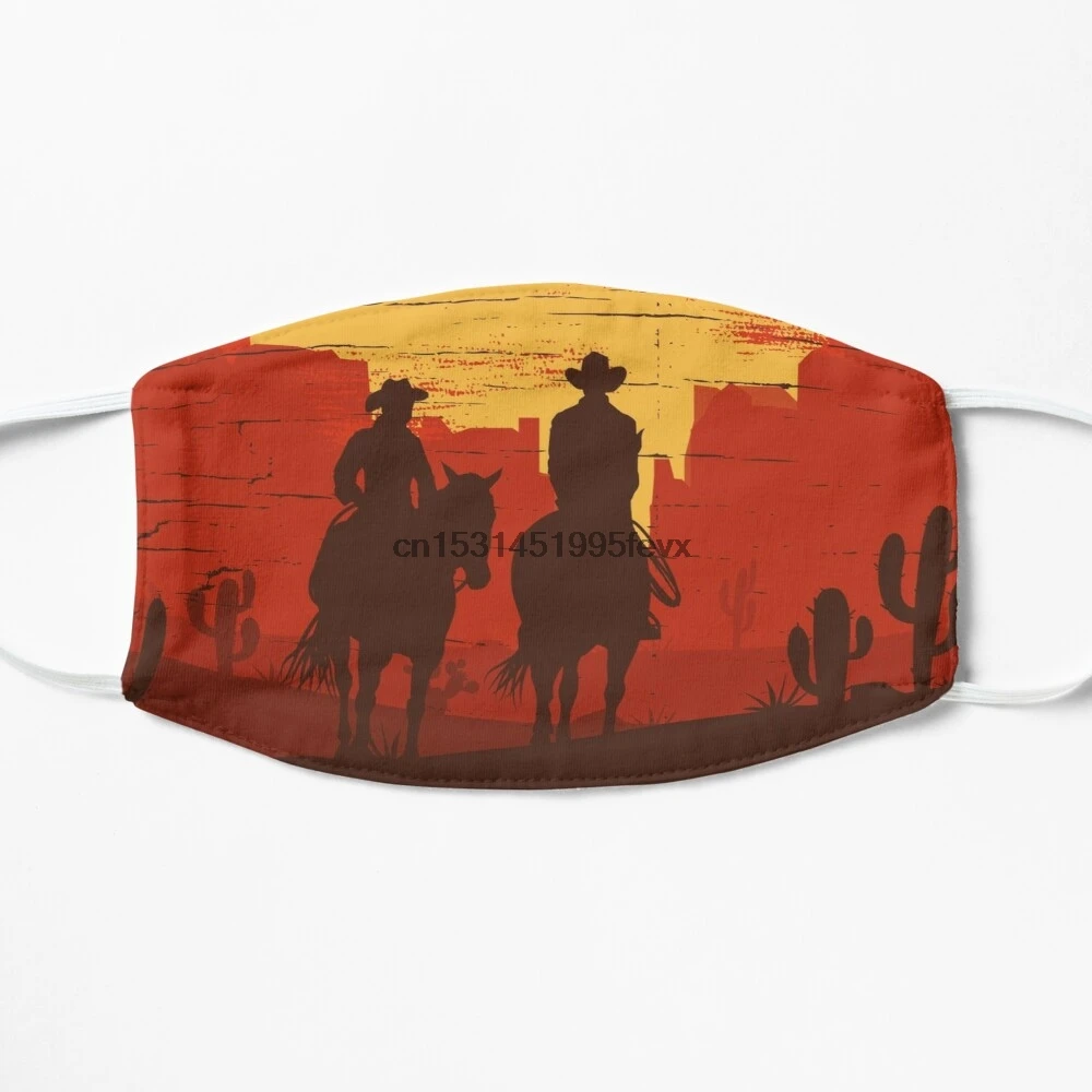 Пылезащитная маска с фильтром Cowboys of the Wild West-Journey для лица | Аксессуары одежды