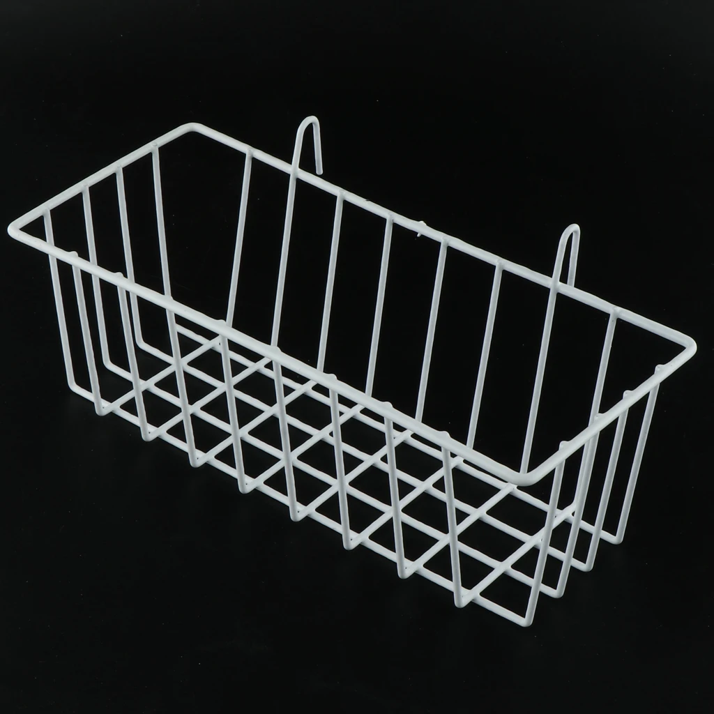 Nordic Style Grid Tall Storage Basket Metal Wire Hanging Basket for Kitchen Bathroom Home Storage/ Over The Cabinet with 2 Hooks Nordic Style Grid Tall Storage Basket Metal Wire Hanging Basket for Kitchen Bathroom Home Storage/ Over The Cabinet with 2 Hooks