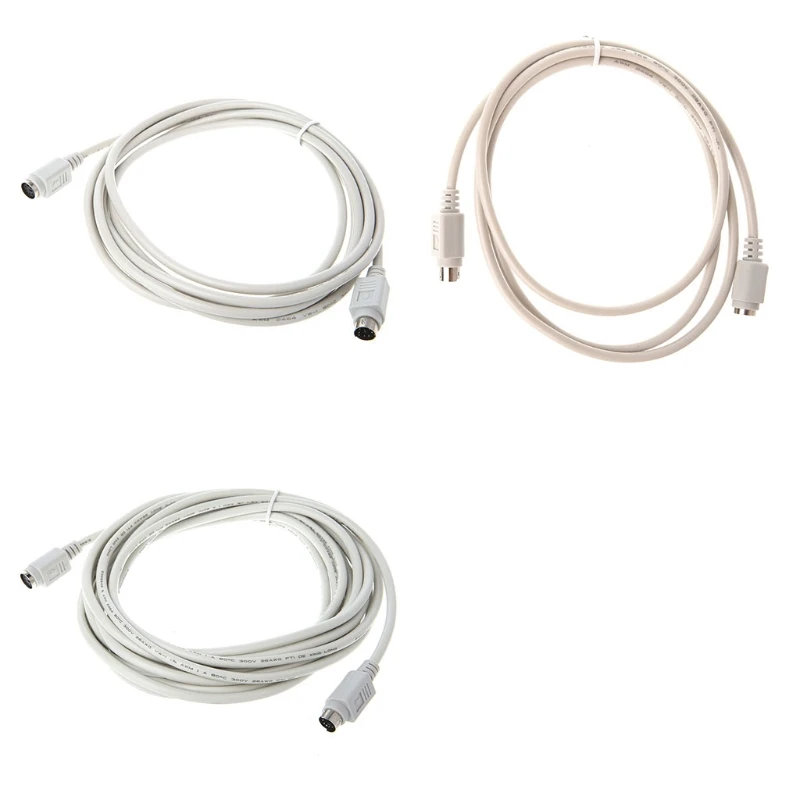 PS/2 Keyboard Mouse Male to Female Extension Cable Lead 6 Pin Motherboard Mouse 1.5M/3M/5M