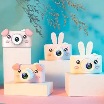 

Cross-Border New Three Generations plus Children's Cartoon Digital Camera Silicone Small SLR Sports Camera Toys Wholesale