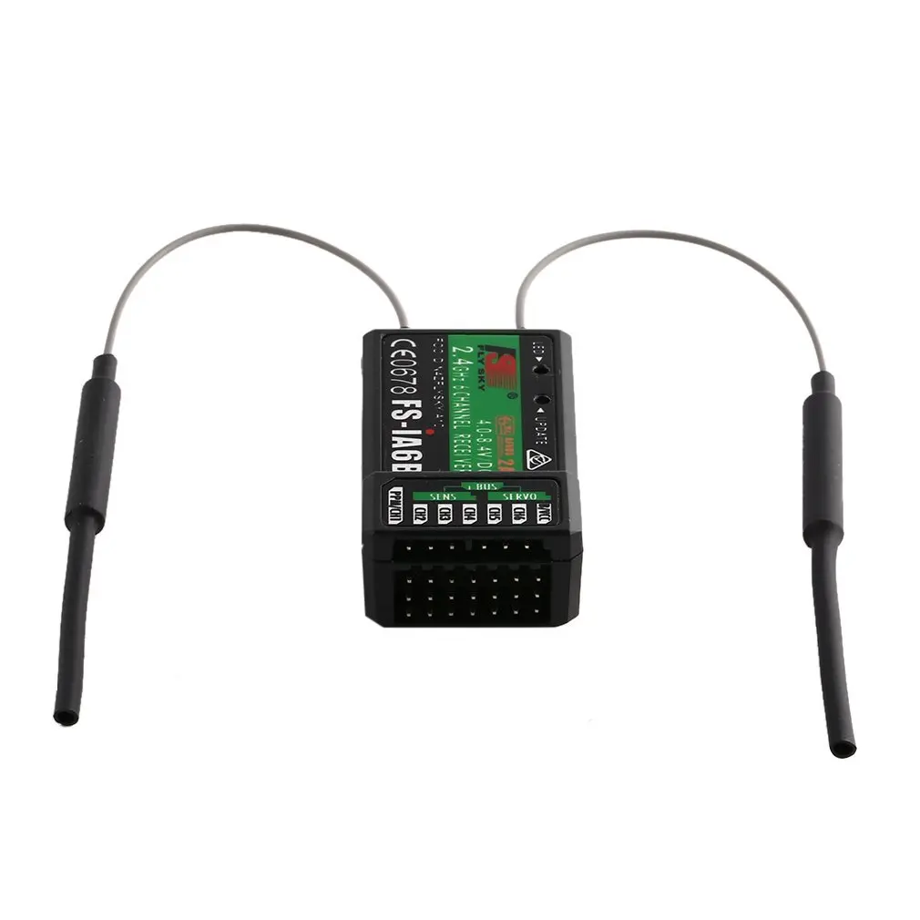 FlySky FS-iA6B 2,4G 6CH 140 Band 105dbm 4,0-8,4 V приемник PPM выход с портом iBus для передатчика Flysky RC самолета