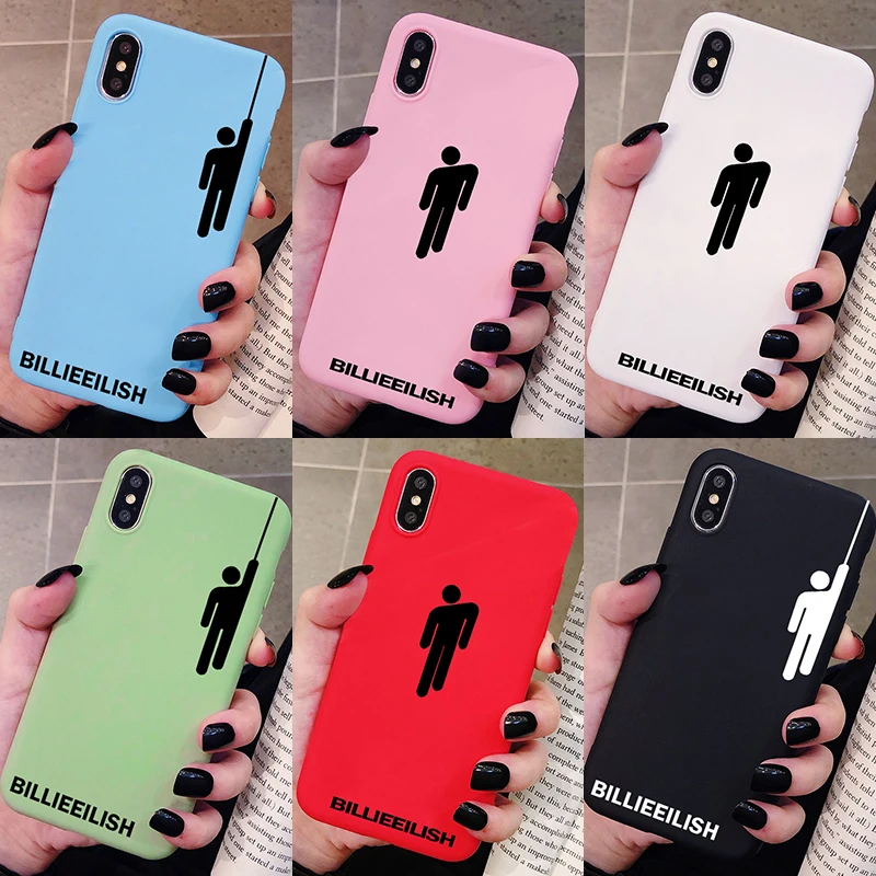 Billie Eilish чехол с логотипом для samsung Galaxy S10 S9 S8 S7 S6 Plus Lite edge силиконовый телефона