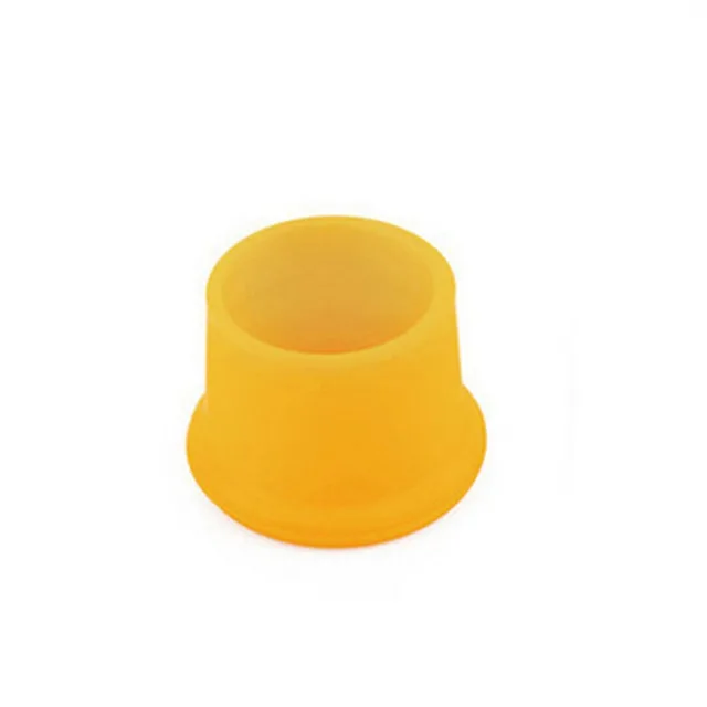 5PCs Multicolor Creativity Silicone Top Hat Fresh-keeping Bottle Cap Wine Cork Wine Pourer Stopper Kitchen Accessories 3.5x3.1cm Yellow