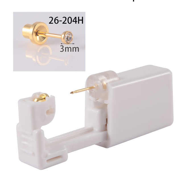 Disposable Sterile Ear Piercing Unit NO PAIN Piercer Tool Machine Kit Stud Cartilage Tragus Helix Piercing Gun DIY Jewelry