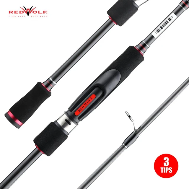 Redwolf Tav Spinning Rod Tips M Mh Ml 2 Sections Carbon Casting Rod Travel 1.98m 2.13m 2.44m Fishing Rod Close - Fishing Rods AliExpress