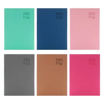 

2020 Monthly Planner - Leather Cover 12-Month Planner 24 Sheets Diary Leather Notebook Personal Agenda Planner 7.27*10 in