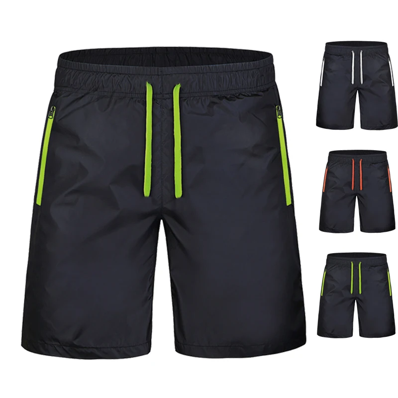 

Summer Mens Shorts Quick dry Zipper Breathable Fitness Bodybuilding Casual Joggers Workout Brand Sporting Short Sweatpants 2020