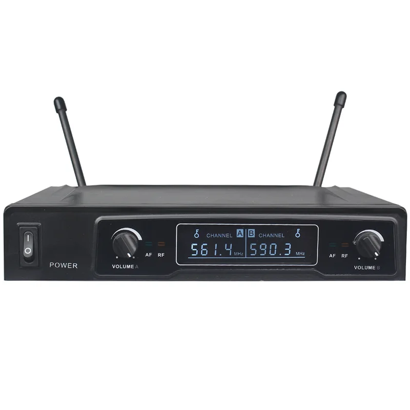FB-U10 двухсторонний цифровой UHF беспроводной микрофон с 2 металлическими ручками R25 EU Plug