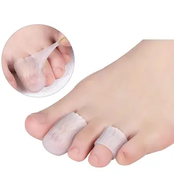 オンライン 5ペアクローズド足クッションチューブスリーブ段ボールトウモロコシパッド耐摩耗弾性プロテクターキャップため指水疱calluse