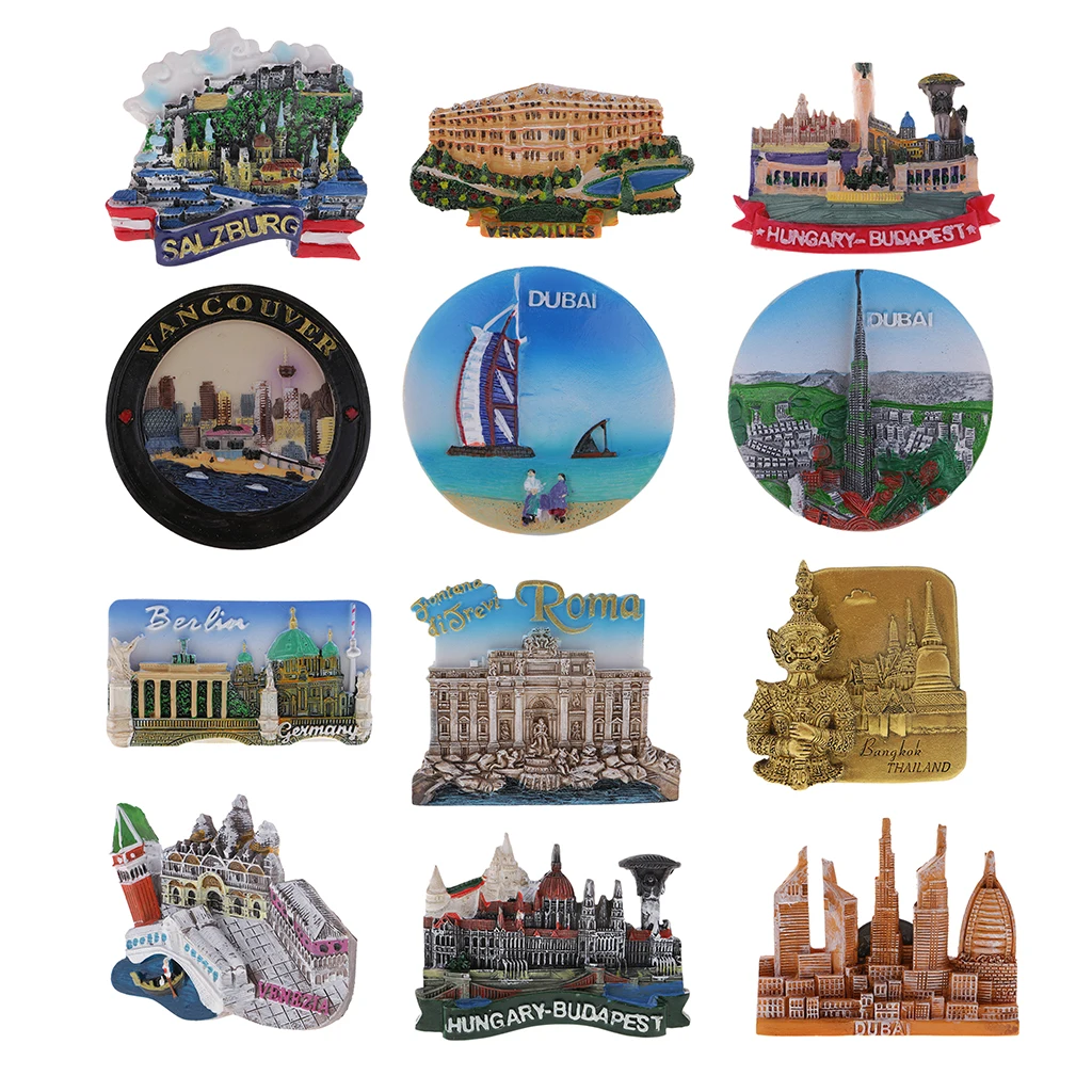Туристический сувенир в странах мира любимый 3D фотоальбом|Магниты на
