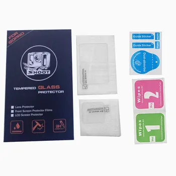 

Tempered Glass Screen Protector Film Lens Cap Cover For Gopro Hero 7 Silver / White Camera High Quality