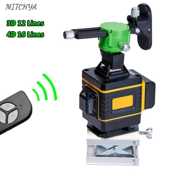 

360 Laser level 4D 16 lines green 12 lines 3D Wall and Floor High-Precision Super Powerful Laser level Green Beam