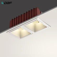 [DBF 2020 nuevo sin marco NO deslumbrante COB Downlight empotrado 7W 12W 14W 24W foco de techo de LED para imagen para dormitorio fondo