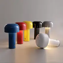 

Mushroom Desk Lamp USB Charging Desktop Decoration Night Light Bedroom Bedside Lamp Restaurant Decor Office Study Reading Light