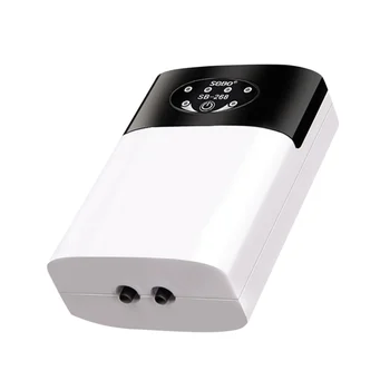 

Mini Dual-Purpose Oxygen Pump Practical USB Charging Portable Exhaust Air Stone Ultra Silent Air Compressor for Fish Tank Aquari