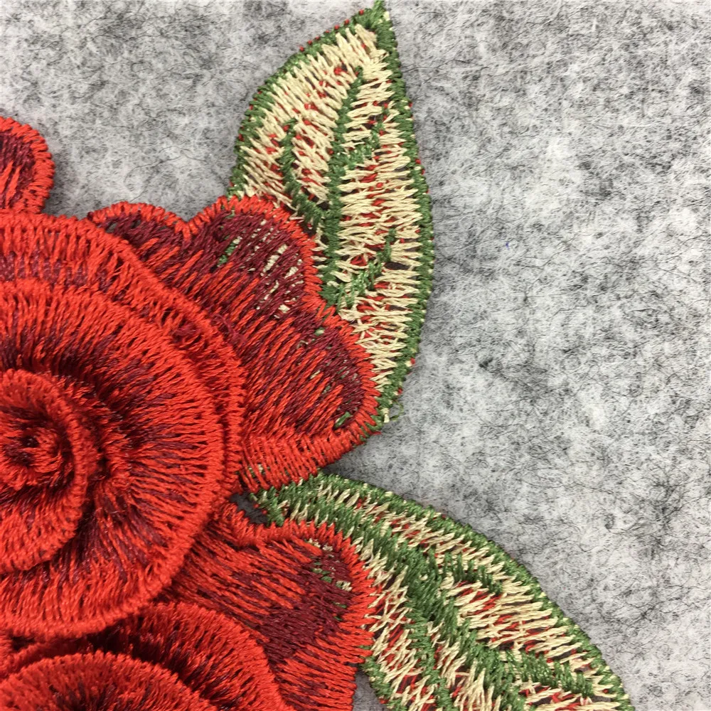 Модный кружевной воротник DIY Вышивка Шитье большой цветок льняная парча скатерть украшение из ткани декоративные аксессуары