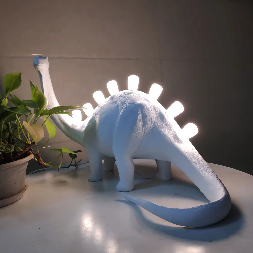 Lampe De Table En Résine En Forme De Dinosaure En 3d, Veilleuse, Modèle  Dragon, Décoration Pour Jardin, Cour Extérieure - Nouveauté Éclairage -  AliExpress