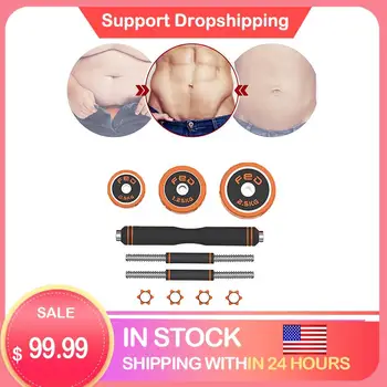 

1 Set 30KG Fitness Dumbbells Household Detachable Electroplated Dumbbell Kit Barbell Household Dumbbell Barbell Fitness Dumbbell